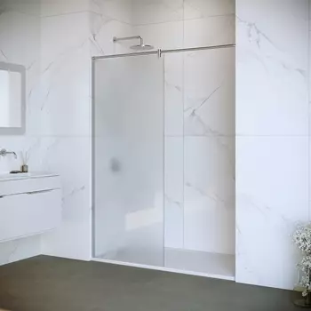 Душевая перегородка RGW Walk In 100x195 WA-033 стекло матовое-сатинат, профиль хром