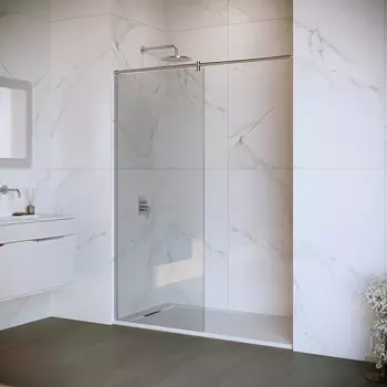 Душевая перегородка RGW Walk In 70x195 WA-033 стекло прозрачное, профиль хром