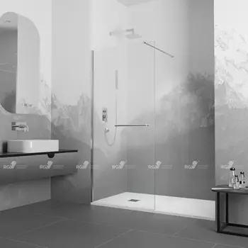 Душевая перегородка RGW Walk In WA-040 120х195 профиль хром