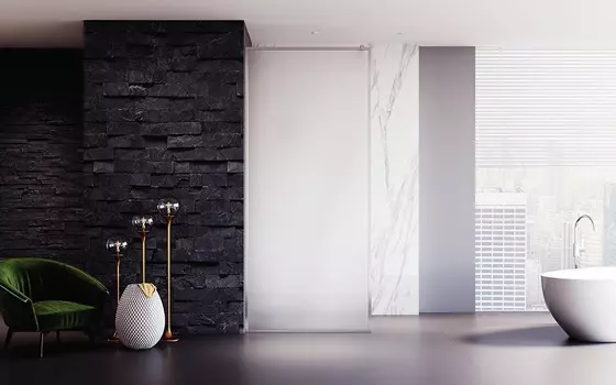 Душевая перегородка Veconi Korato 90 см KR81FR-90-07-C4 стекло матовое, профиль хром