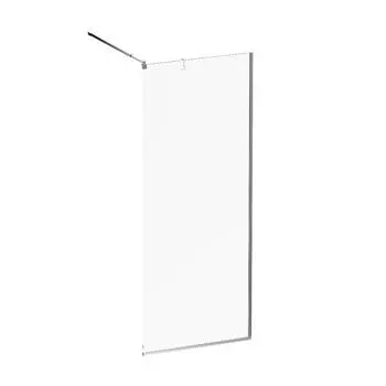 Душевая перегородка Walk In Am.Pm Func 80x200 W84WI-80-F1-MTE стекло прозрачное, профиль хром матовый