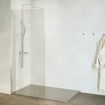 Душевая перегородка Walk-In RGW 130x195 WA-010 стекло прозрачное, профиль хром