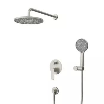 Душевая система Cezares STYLUS STYLUS-DSET-IN сатин, со смесителем