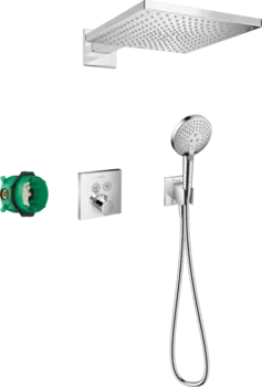 Душевая система Hansgrohe Raindance 27952000 с термостатом, без излива, хром