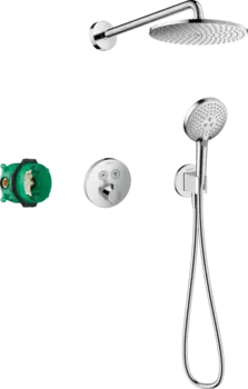 Душевая система Hansgrohe Raindance S 27951000 с термостатом, без излива, хром