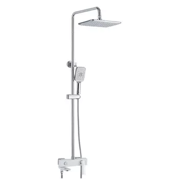 Душевая система Rose R2736F белый, хром