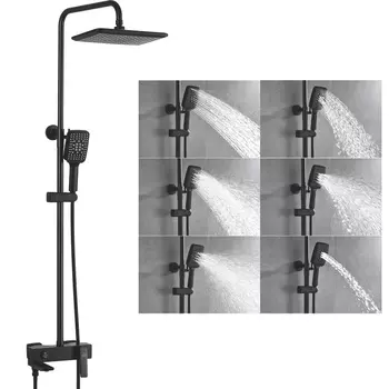 Душевая система Rose R2736H черный