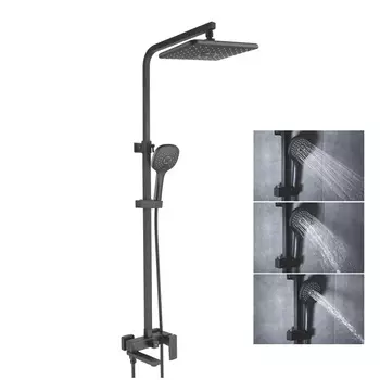 Душевая система Rose R2836H черный