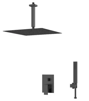 Душевая система встраиваемая D-K Bayern.Liszt DA1515805A19 со смесителем, черная