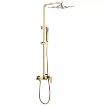 Душевая стойка Abber AF8220G золото матовое