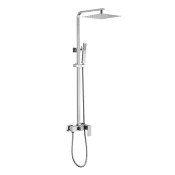 Душевая стойка Abber Daheim AF8220SPL без излива, сатин