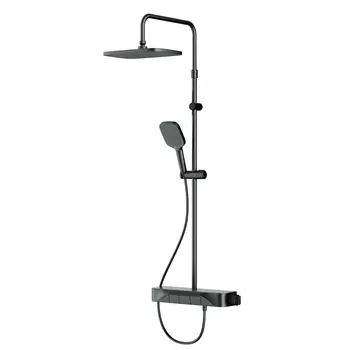 Душевая стойка Am.Pm Func F078F222 с термостатом, черная