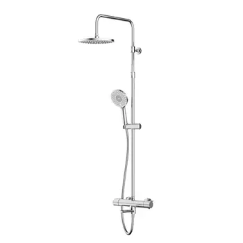 Душевая стойка Am.Pm X-Joy F0785A500 с изливом для ванны и термостатом, хром