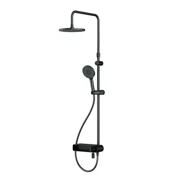 Душевая стойка Am.Pm X-Joy F0785A722 с изливом для ванны, черная