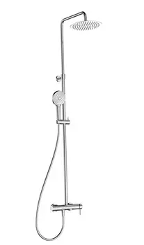 Душевая стойка AQUAme AQM8011CR хром, без излива