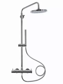 Душевая стойка AQUAme AQM 8001CR без излива, хром