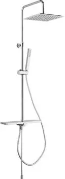 Душевая стойка Aquanet Pragmatic S AF430-70-S-C с полочкой, хром