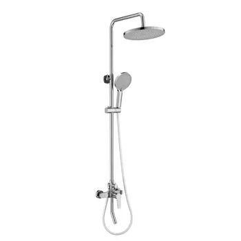 Душевая стойка Aquatek Лугано AQ2740CR с изливом, хром