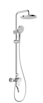 Душевая стойка Arrow AG3307CP-1 с изливом, хром