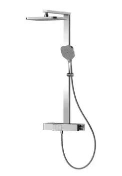 Душевая стойка Arrow AMG13GH872U1CP хром, с изливом и термостатом
