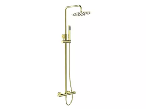 Душевая стойка BelBagno Uno UNO-DOCM-ORO золото