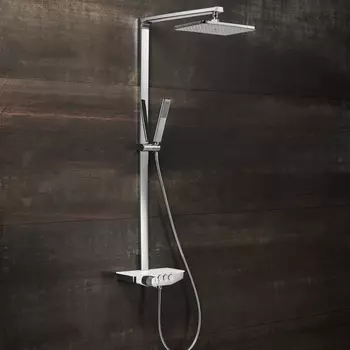 Душевая стойка Black&White U7785 хром