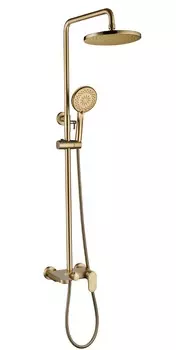 Душевая стойка Boheme Spectre 458-BR бронза, с изливом