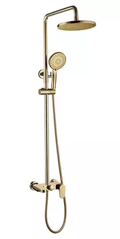 Душевая стойка Boheme Spectre 458-MW матовая белая, с изливом