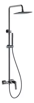 Душевая стойка Boheme Venturo 378-SGM сталь, с изливом