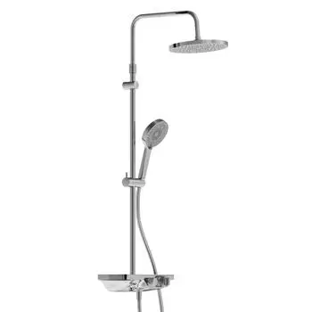 Душевая стойка Damixa Apollo 947760000 с термостатом и изливом, хром