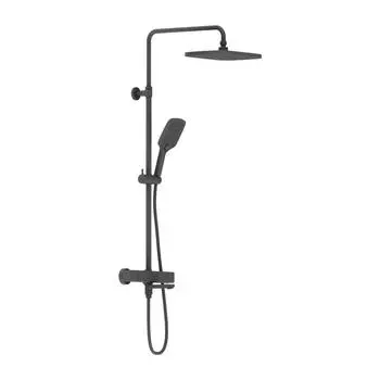 Душевая стойка Damixa Gala 953810300 с термостатом, черная