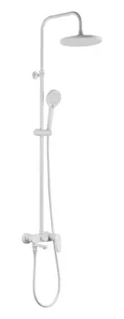 Душевая стойка Esko Kazan White ST225KZW с изливом, белый