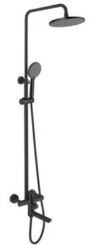 Душевая стойка Esko Orlando Black ST260OLB с изливом, черный