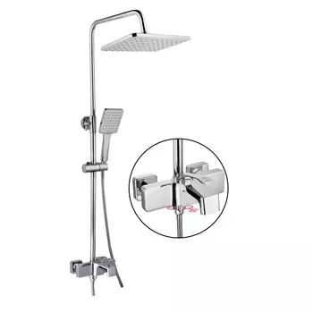 Душевая стойка Fashun A2458 хром, с изливом