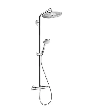 Душевая стойка Hansgrohe Croma Select 280 Air 1jet Showerpipe 26790000 с термостатом, без излива, хром