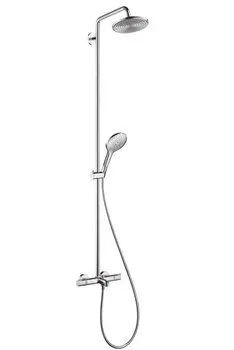 Душевая стойка Hansgrohe Raindance Select Showerpipe 240 27117000 с термостатом и изливом, хром