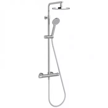 Душевая стойка Jacob Delafon Marcel E25084-CP с термостатом, хром