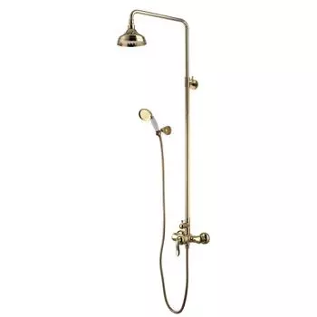 Душевая стойка Lemark Brava LM4760G золото