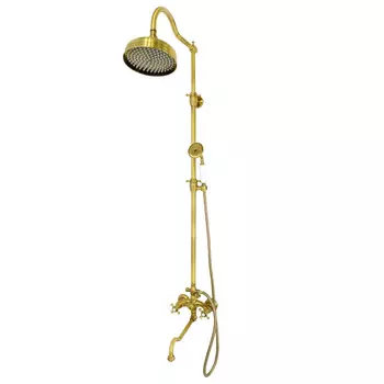 Душевая стойка Migliore Prestige 32145 с изливом, бронза