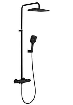 Душевая стойка Milleau DOUBLE MLV8223PDD-MB черный матовый