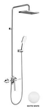 Душевая стойка Milleau ELEGANT MLV13223PDD-MW белый матовый