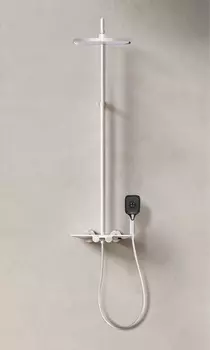 Душевая стойка Milleau TIRA MLHA223PDD-MW белый матовый