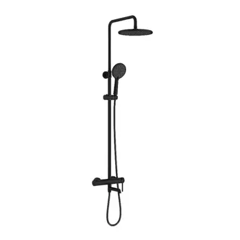 Душевая стойка Raglo R20 R20.24.06 черная, с изливом