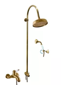 Душевая стойка Rav Slezak Лабэ L554.5/3SM бронза