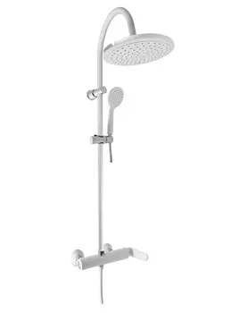 Душевая стойка Rav Slezak TG182.5/3BC белый глянцевый, хром