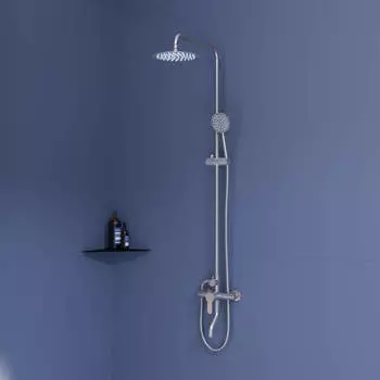 Душевая стойка RGW Shower Panels SP-24 хром, с изливом