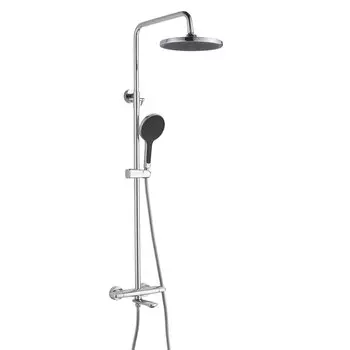 Душевая стойка Rose R3936 с изливом, хром