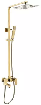 Душевая стойка с изливом Abber AF8216G золото матовое