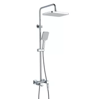 Душевая стойка Shevanik S6826 с изливом, хром