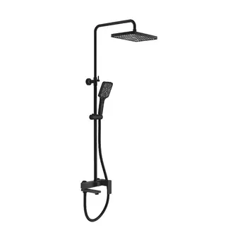 Душевая стойка Splenka S224 S224.24.06 черная, с изливом